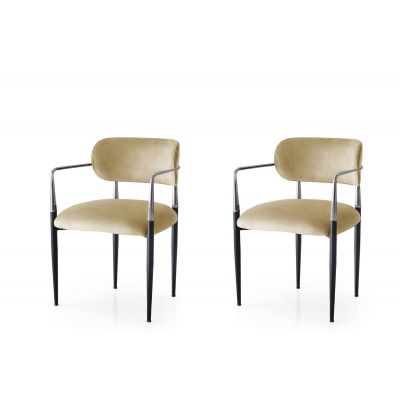 Set scaune (2 bucăți) JN Chair Set (2 Pieces), Crem, 56x83x56 cm - arsiv5