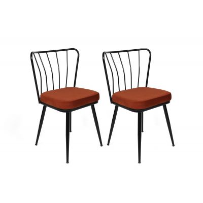 Set scaune (2 bucăți) Yıldız 944 Chair Set (2 Pieces), Albastru inchis, 43 x 82 x 42 cm - arsiv5