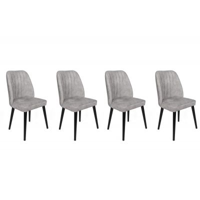 Set scaune (4 bucăți) Alfa V4 Chair Set (4 Pieces), Kaki, 50x90x49 cm - arsiv4