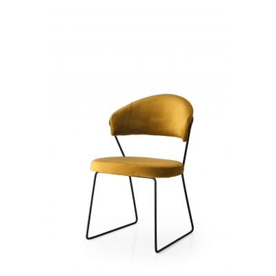 Set scaune Bucatarie Sufragerie (2 bucăți) MN Chair Set, Muştar, 56 x 75 x 53 cm - arsiv5