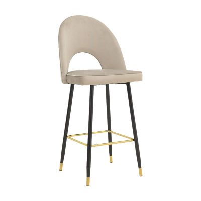 Set scaune de bar, 2 buc, Casenio, Pako, Bej 48x50x107 cm