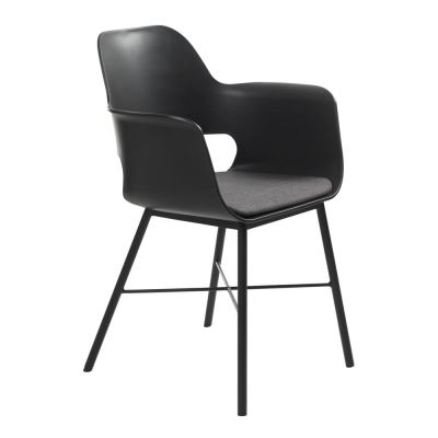 Scaun dining Unique Furniture Wrestler, negru