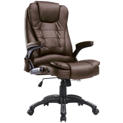 HomCom, scaun birou, cu incalzire si masaj, 62x68x111-121 cm | Aosom Ro