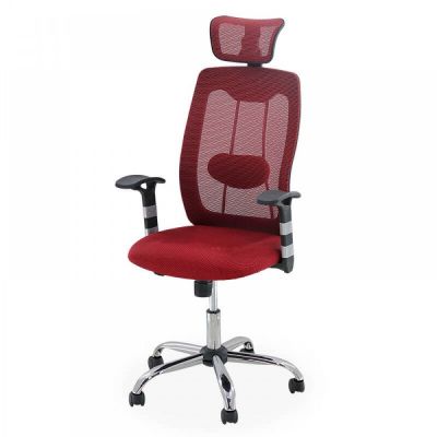 Scaun ergonomic de birou OFF 988 visiniu