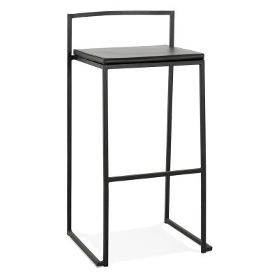 Scaun de bar Kokoon Caro, înălțime 75 cm, negru Scaun de bar Kokoon Caro, înălțime 75 cm, negru