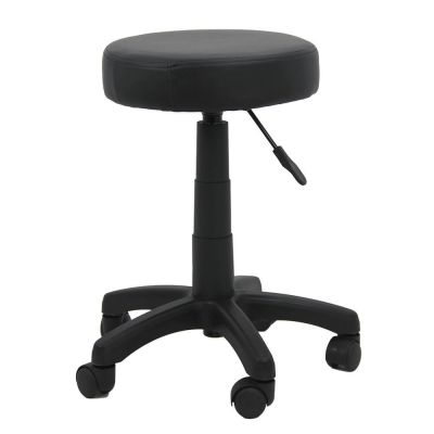 Scaun de birou operativ, înălțime reglabilă, rotativ, piele ecologica, negru, ABS 102