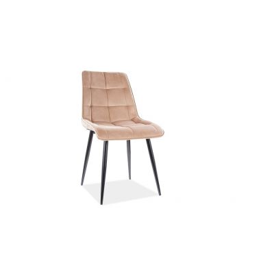 Quickly Healthy food arc Scaun tapitat cu stofa si picioare metalice Trix Velvet Bej, l49xA59xH89 cm - Scaune.net Quickly Healthy food arc Scaun tapitat cu stofa si picioare metalice Trix Velvet Bej, l49xA59xH89 cm - Scaune.net