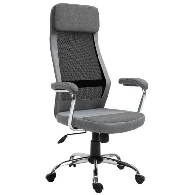 Scaun ergonomic Vinsetto, inaltime reglabila, 65x60x119-129cm | Aosom Romania