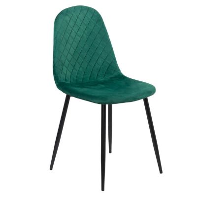 Scaun de bucatarie din catifea BUC 237X verde ieftin