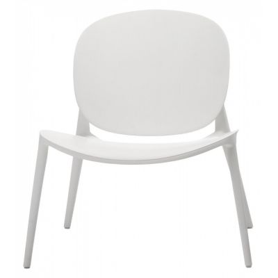 Scaun Kartell Be Bop design Ludovica & Roberto Palomba alb