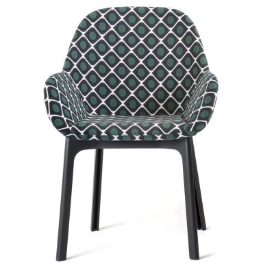 Scaun Kartell Clap design Patricia Urquiola editie Double J negru - model olive