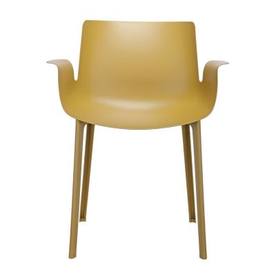 Scaun Kartell Piuma design Piero Lissoni mustar