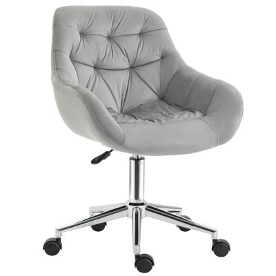 Vinsetto scaun ergonomic de birou, 59x58x80-90 cm, gri | Aosom Romania
