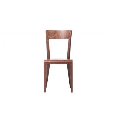 Scaun din lemn de stejar Era Brown, l43xA50xH88 cm