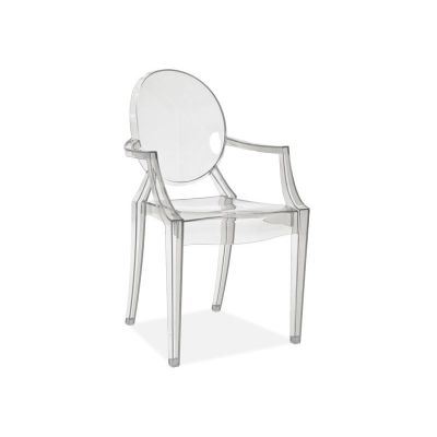 Scaun din plastic Lucie Transparent, l54xA42xH92 cm