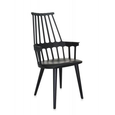 Set 2 scaune Kartell Comback design Patricia Urquiola negru