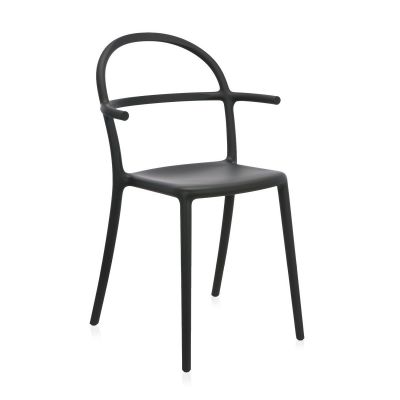 Set 2 scaune Kartell Generic C design Philippe Stark negru mat