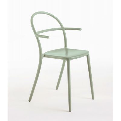 Set 2 scaune Kartell Generic C design Philippe Stark verde mat