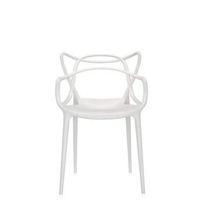 Set 2 scaune Kartell Masters design Philippe Starck & Eugeni Quitllet alb