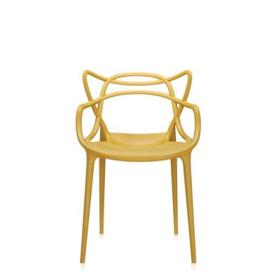 Set 2 scaune Kartell Masters design Philippe Starck & Eugeni Quitllet mustar