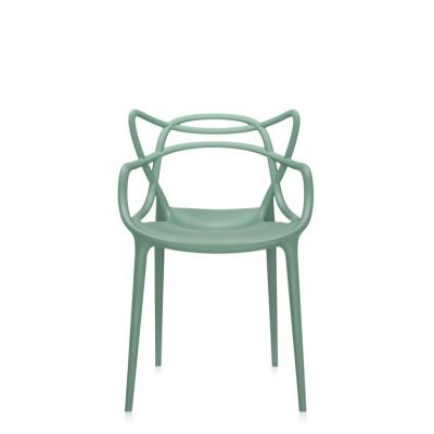 Set 2 scaune Kartell Masters design Philippe Starck & Eugeni Quitllet verde salvie