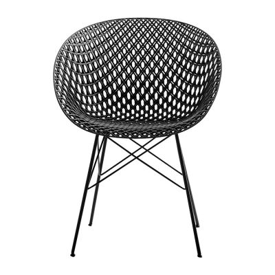 Set 2 scaune Kartell Smatrik design Tokujin Yoshioka negru mat