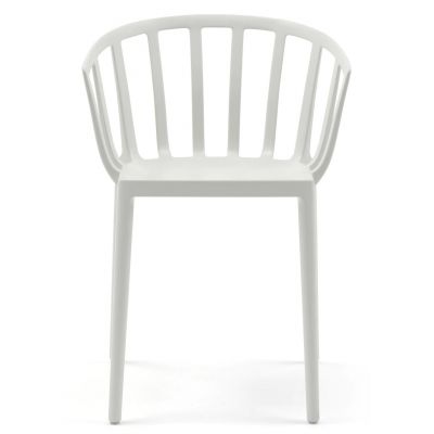 Set 2 scaune Kartell Venice design Philippe Starck alb mat