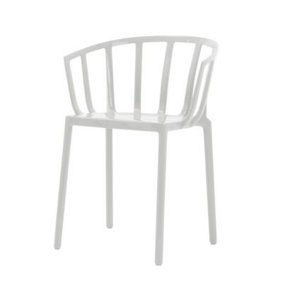Set 2 scaune Kartell Venice design Philippe Starck alb
