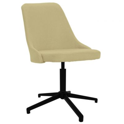 vidaXL Scaune de masă pivotante, 6 buc., verde, material textil