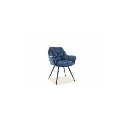 Scaun Cherry Velvet Albastru Navy la reducere