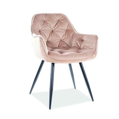 Scaun Cherry Velvet Beige