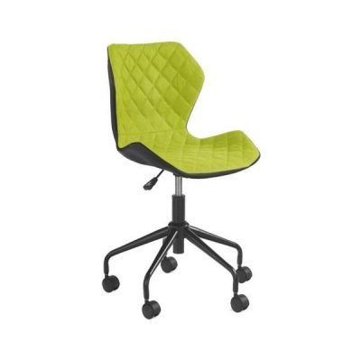 Scaun birou copii HM Matrix, negru/verde