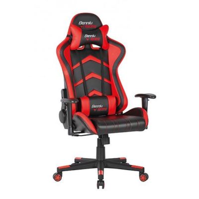 Scaun gaming US90 Indianapolis negru-rosu - Unic Spot Ro