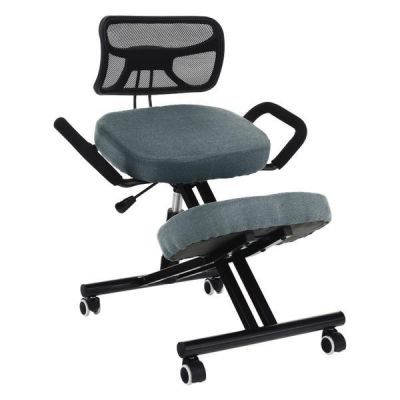 Scaun birou, ergonomic gri negru, Rufus, 68x61x78-90 cm