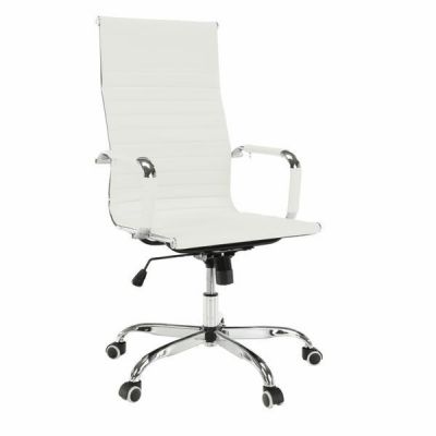 Scaun de birou, alb, Azure, 54,5x63x106-114 cm