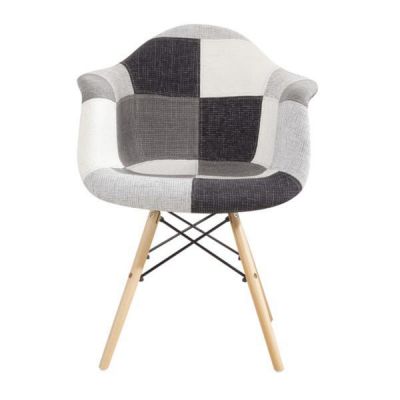 Scaun tapiterie textil patchwork picioare fag Kubis