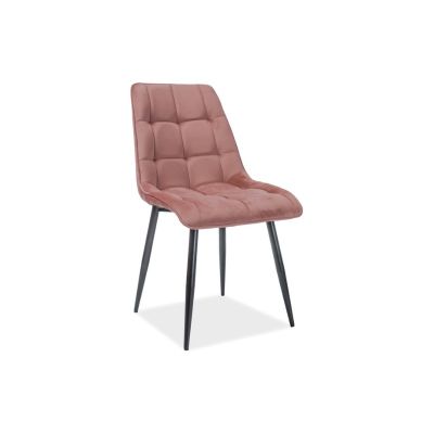 Scaun soft pink CHIC MATT VELVET