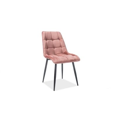 Scaun somon pink CHIC VELVET