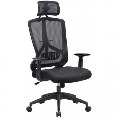 Scaun Birou Office Ergonomic Nice, Negru, 50 x 50 x 120 cm