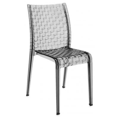 Set 2 scaune Kartell Ami Ami design Tokujin Yoshioka gri transparent