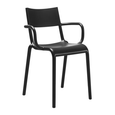 Set 2 scaune Kartell Generic A design Philippe Starck negru