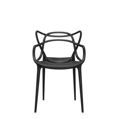 Set 2 scaune Kartell Masters design Philippe Starck & Eugeni Quitllet negru la reducere