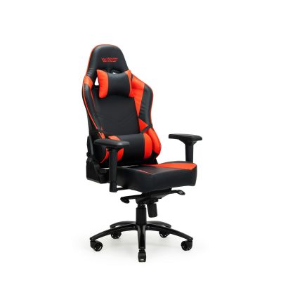 Scaun gaming tapitat cu piele ecologica Wave Y-2555A Rosu / Negru, l67xA66xH128-136 cm