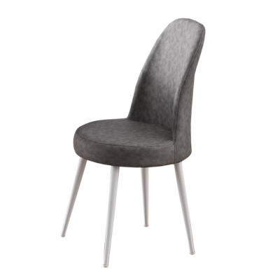 Scaun living GUL 2903, gri, 45x45x88 cm