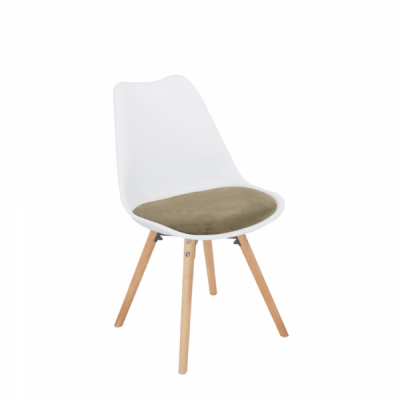 Scaun living SEMER NEW, gri-maro, 48x56x80 cm