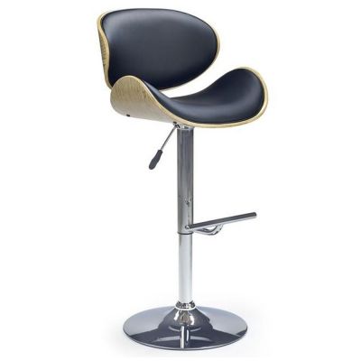 Scaun bar HM H44 negru Negru