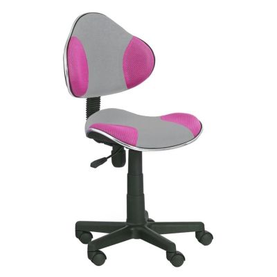 Scaun birou copii HM Flash 2 roz - gri Multicolor