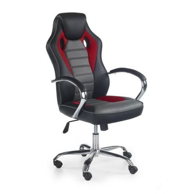 Scaun gaming HM Scroll negru - rosu - gri Rosu