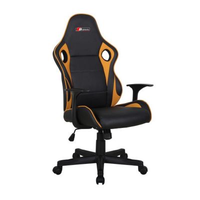 Scaun gaming SL Carrera negru - galben Negru