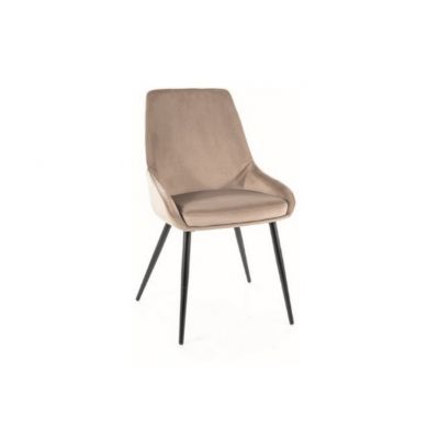 Scaun beige COBE VELVET